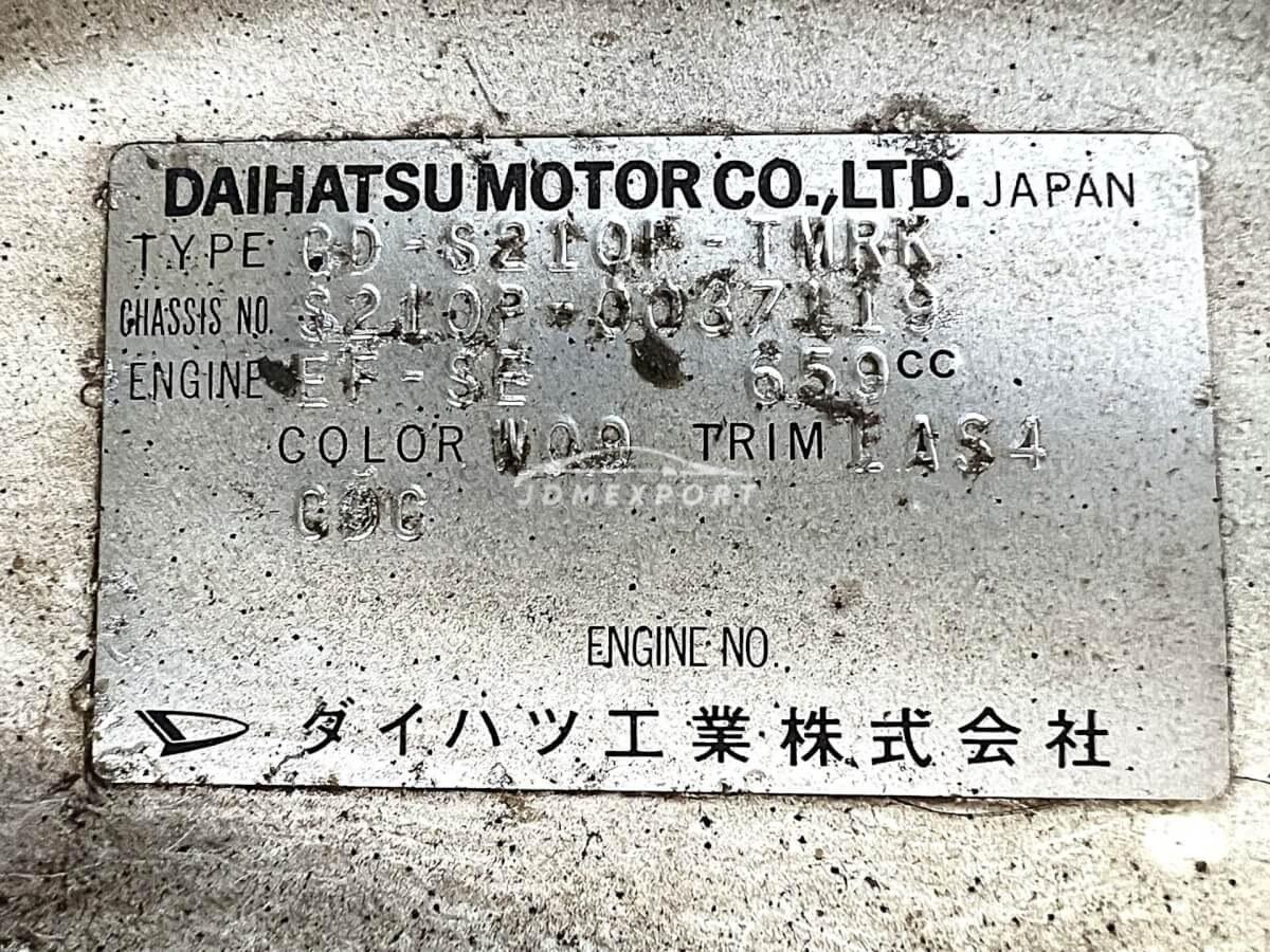 Daihatsu Hijet Truck 1999 thumbnail 30