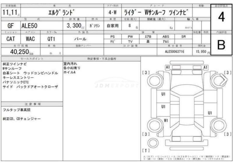 Nissan Elgrand 1999 thumbnail 3