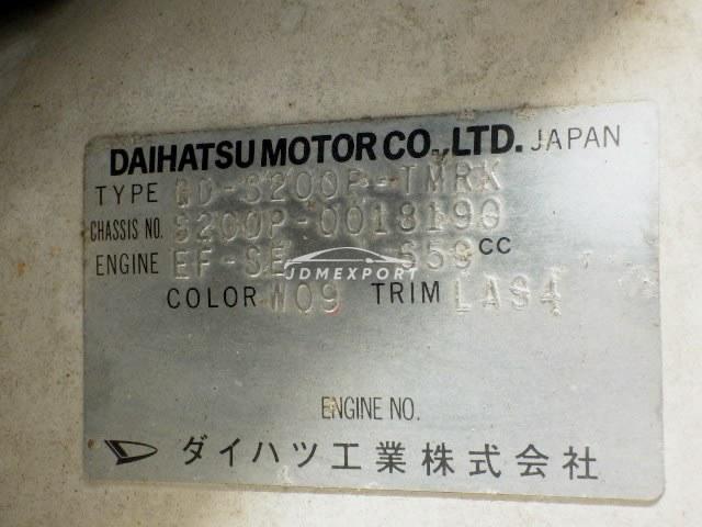 Daihatsu Hijet Truck 1999 thumbnail 23