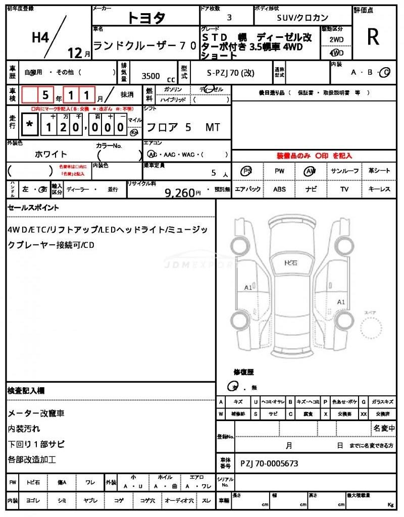 Toyota Land Cruiser 70 1992 thumbnail 18