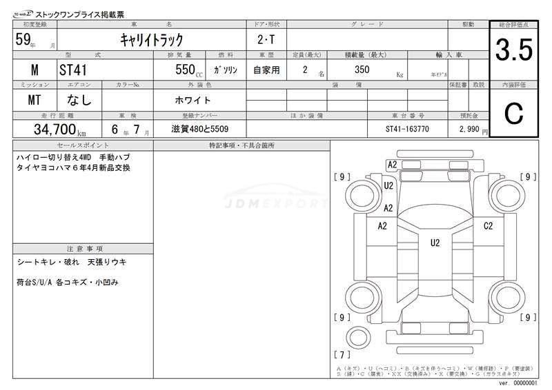 Suzuki Carry Truck 1984 thumbnail 3