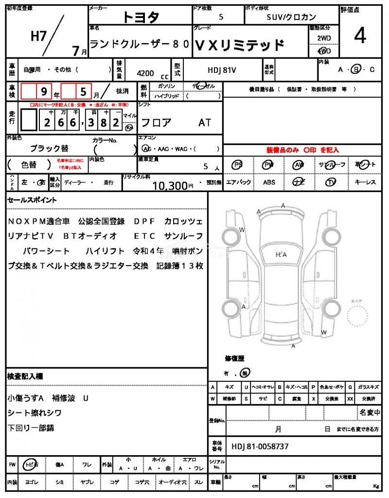 Toyota Land Cruiser 80 1995 thumbnail 21