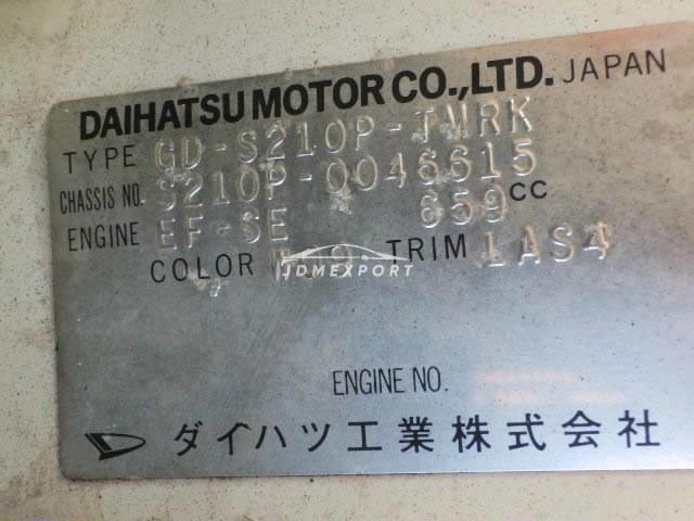 Daihatsu Hijet Truck 1999 thumbnail 25