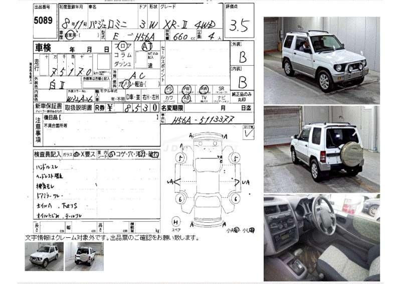 Mitsubishi Pajero Mini 1996 thumbnail 3