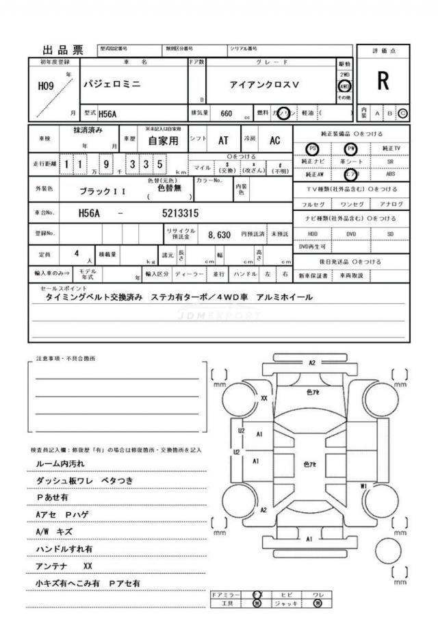 Mitsubishi Pajero Mini 1997 thumbnail 21