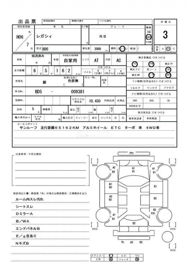 Subaru Legacy 1994 thumbnail 21