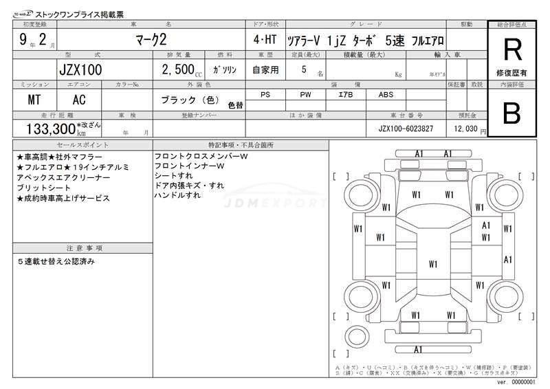 Toyota Mark II 1997 thumbnail 3