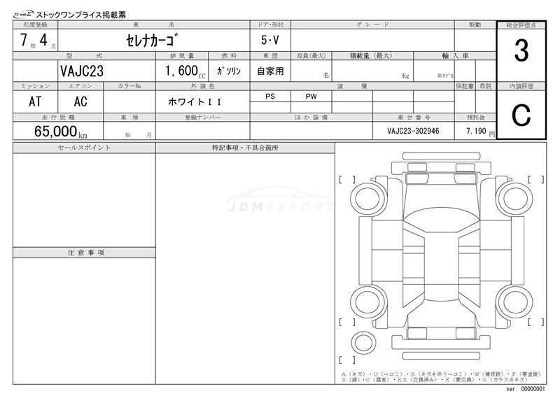 Nissan Serena 1995 thumbnail 3