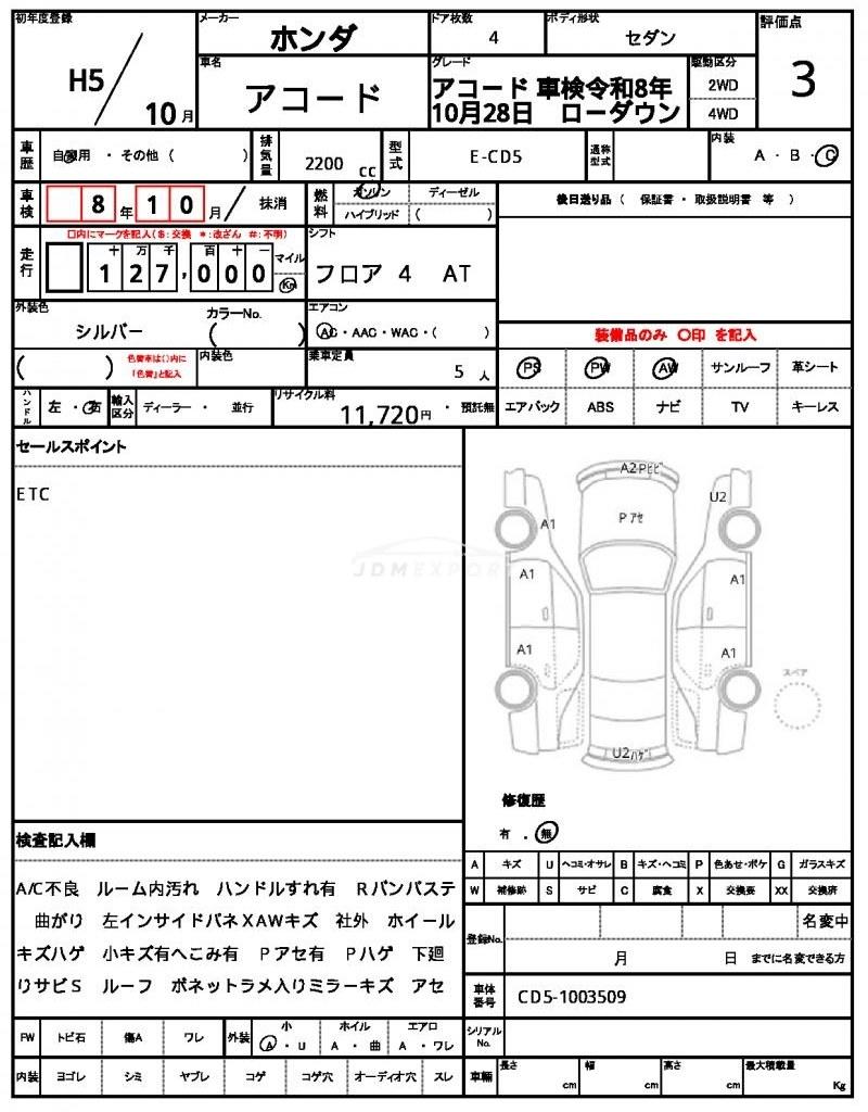 Honda Accord 1993 thumbnail 21