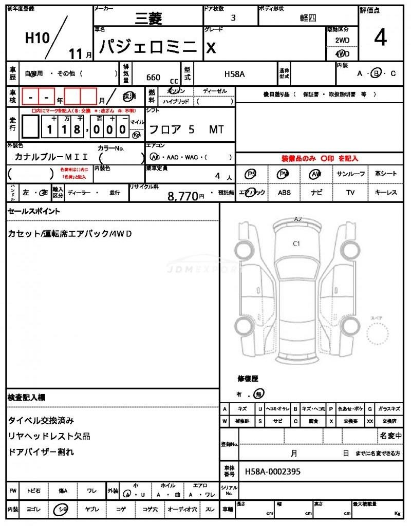 Mitsubishi Pajero Mini 1998 thumbnail 21