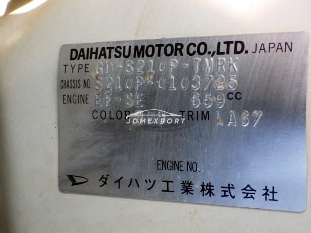 Daihatsu Hijet Truck 2001 thumbnail 24