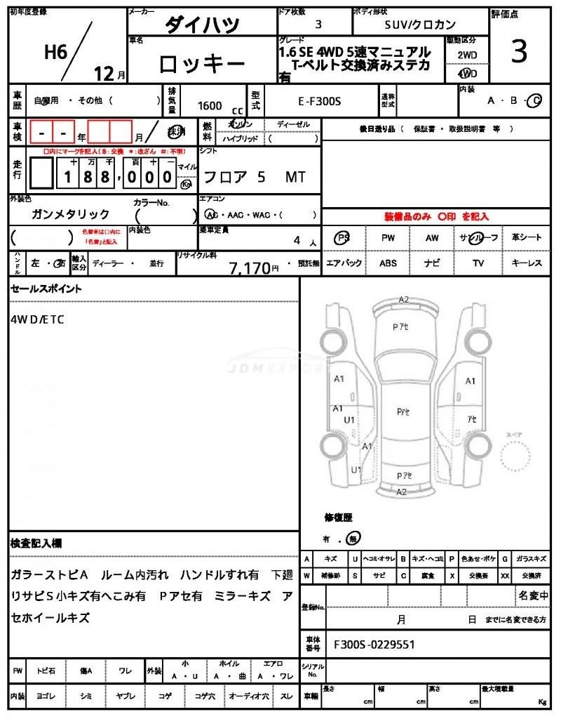 Daihatsu Rocky 1994 thumbnail 21