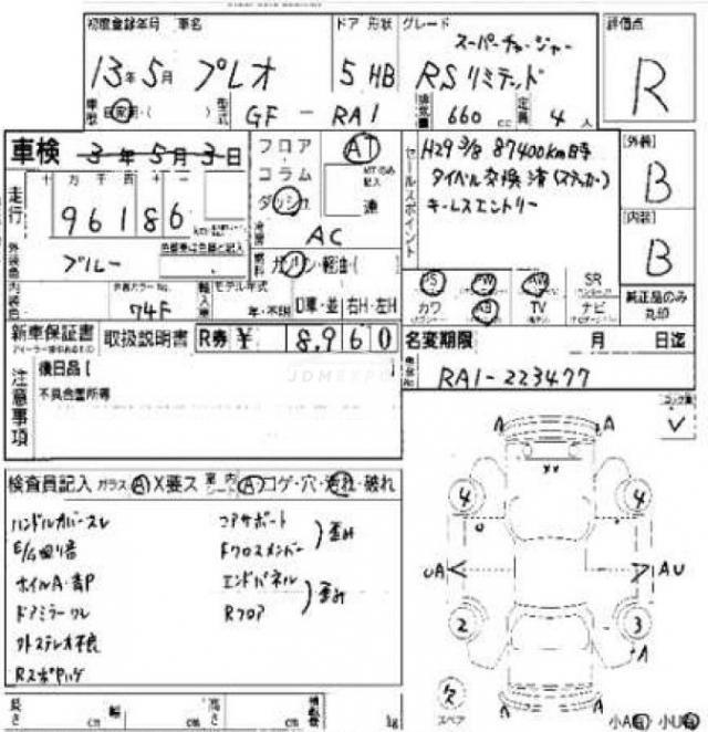 Subaru Pleo 2001 thumbnail 20