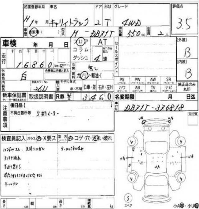 Suzuki Carry Truck 1989 thumbnail 7