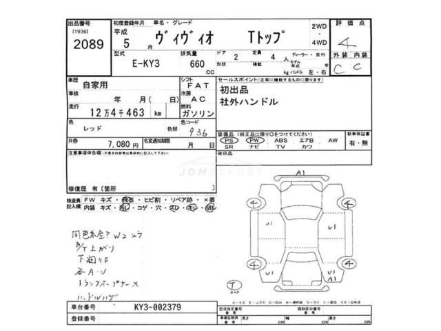 Subaru Vivio 1993 thumbnail 3