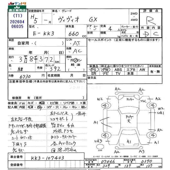 Subaru Vivio 1993 thumbnail 3