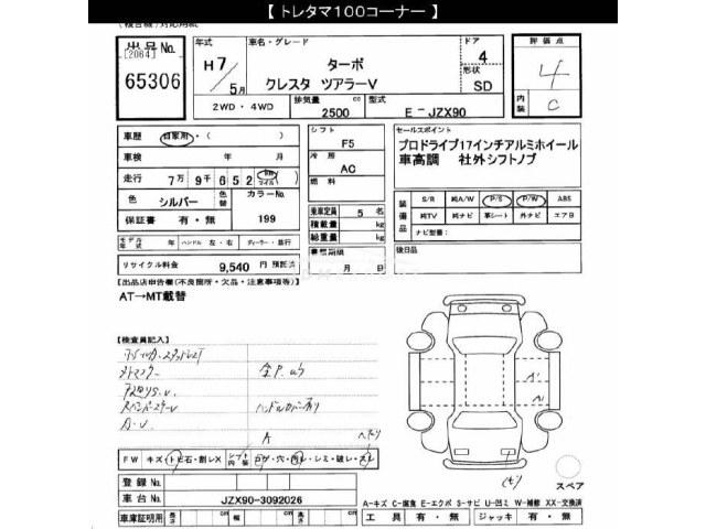 Toyota Cresta 1995 thumbnail 3
