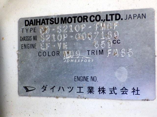 Daihatsu Hijet Truck 2000 thumbnail 24