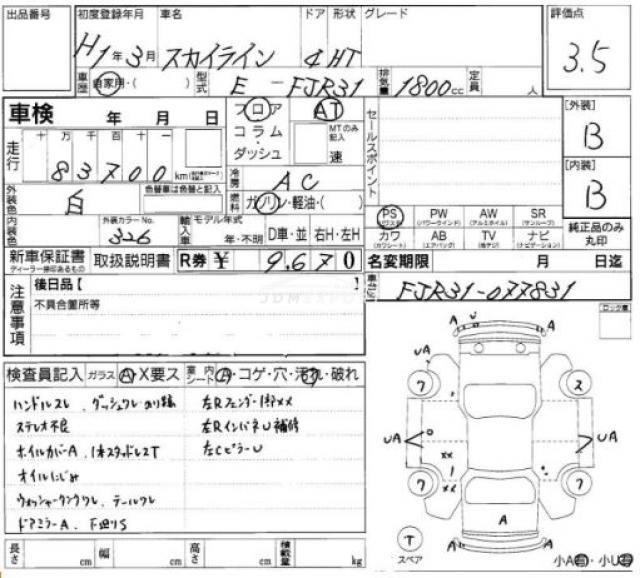 Nissan Skyline 1989 thumbnail 7
