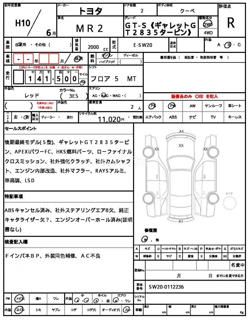 Toyota MR2 1998 thumbnail 18