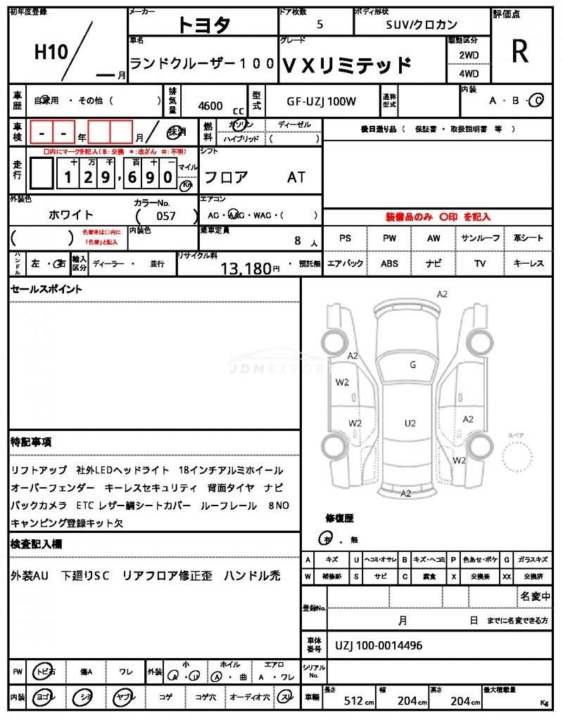Toyota Land Cruiser 100 1998 thumbnail 21