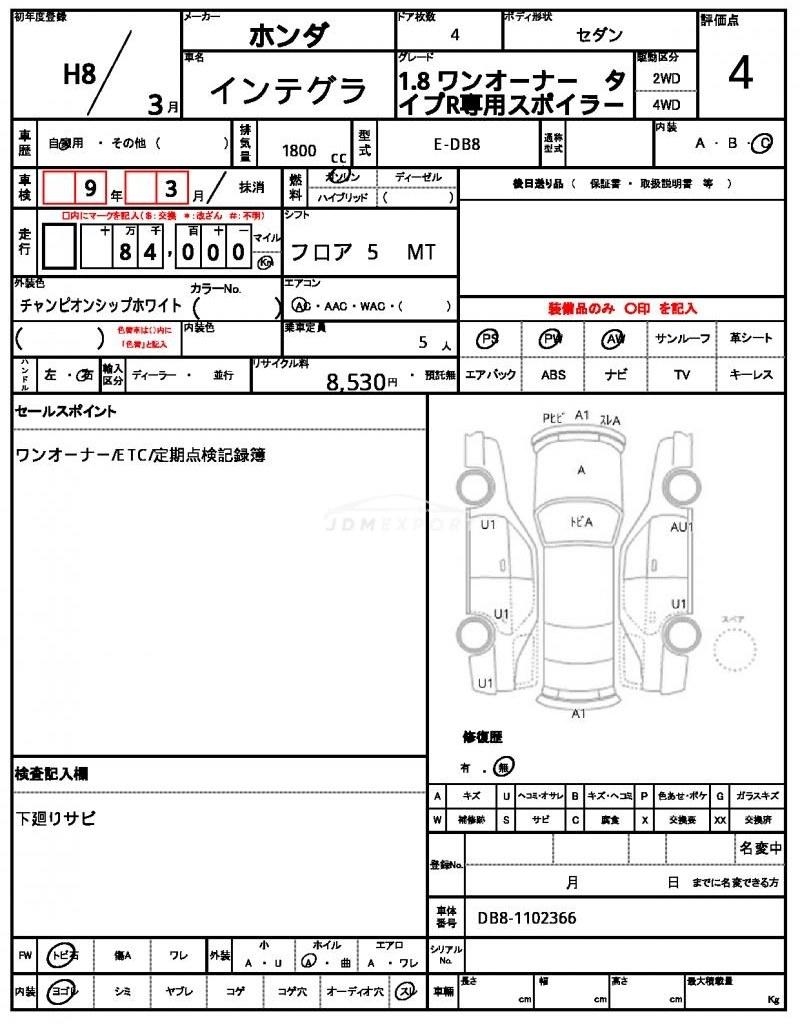 Honda Integra 1996 thumbnail 21