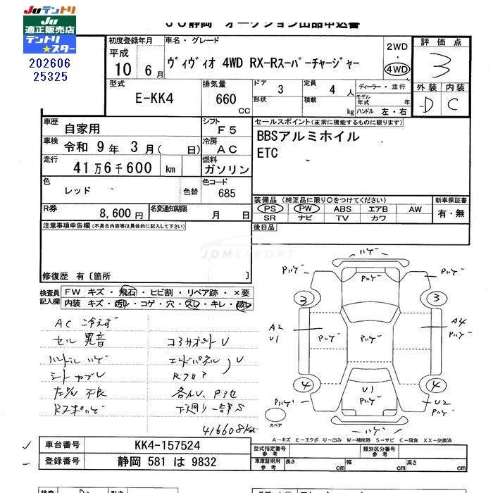 Subaru Vivio 1998 thumbnail 3
