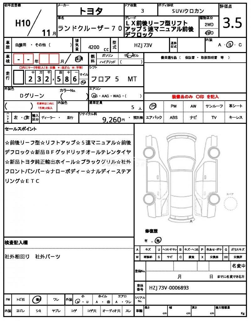 Toyota Land Cruiser 70 1998 thumbnail 21
