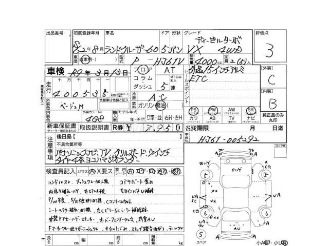 Toyota Land Cruiser 1987 thumbnail 4