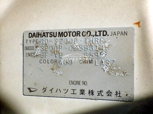 Daihatsu Hijet Truck 2001 thumbnail 22