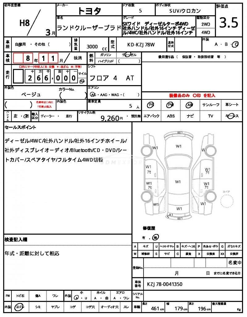 Toyota Land Cruiser Prado 1996 thumbnail 10