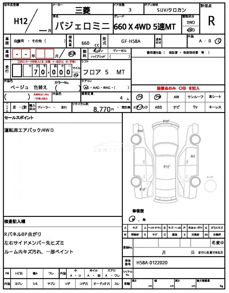 Mitsubishi Pajero Mini 2000 thumbnail 21