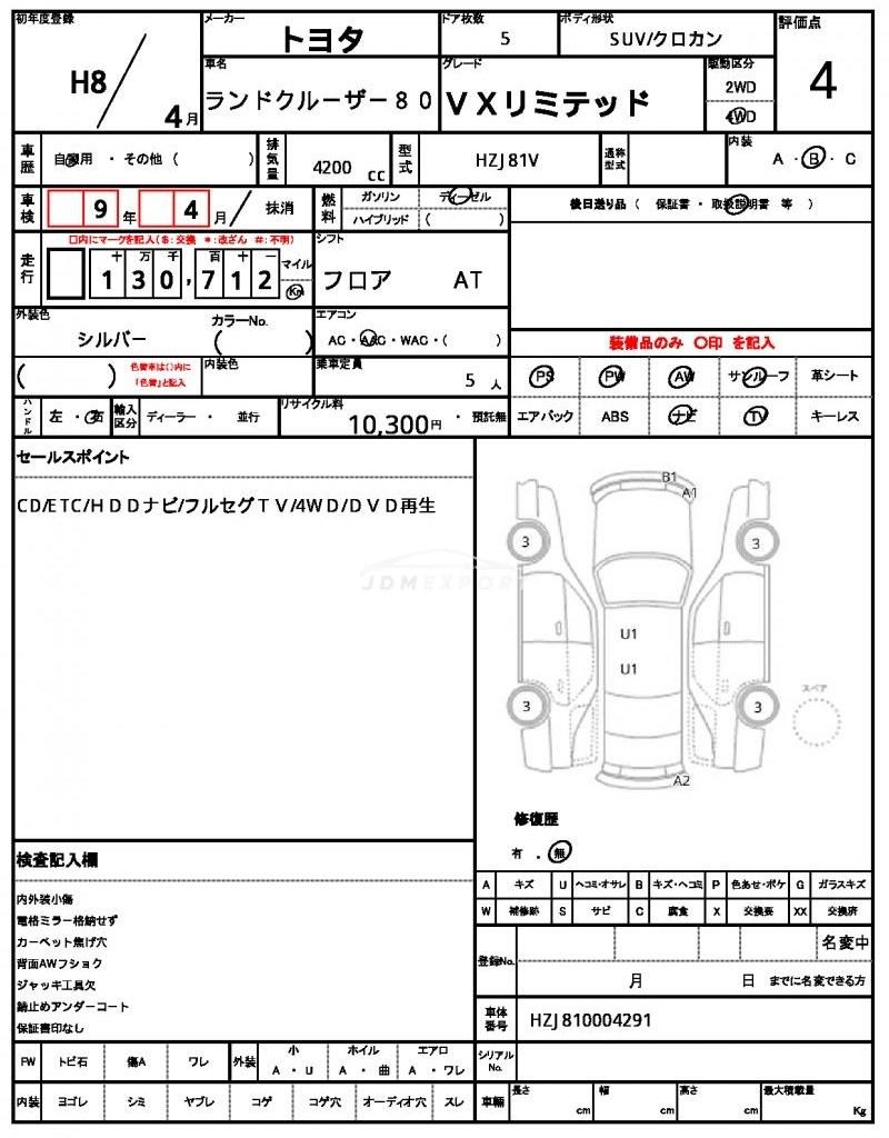 Toyota Land Cruiser 80 1996 thumbnail 21
