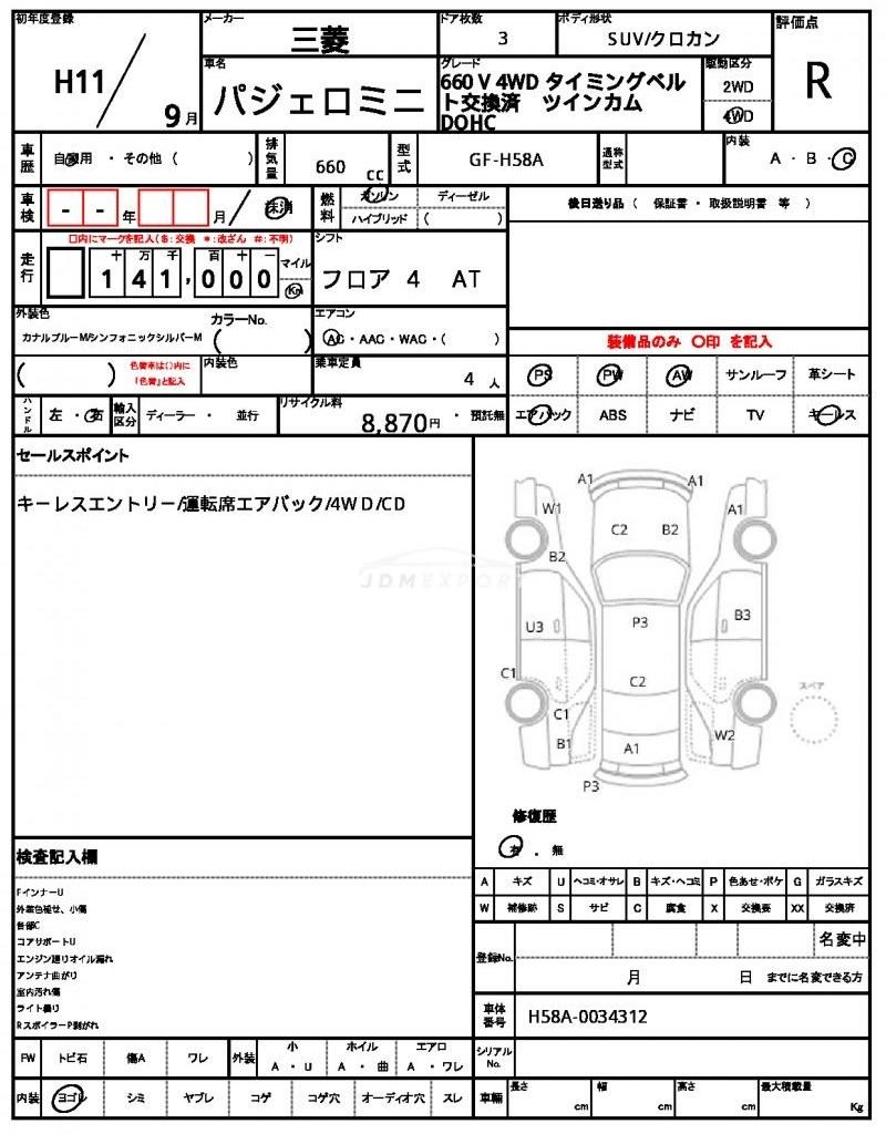 Mitsubishi Pajero Mini 1999 thumbnail 21