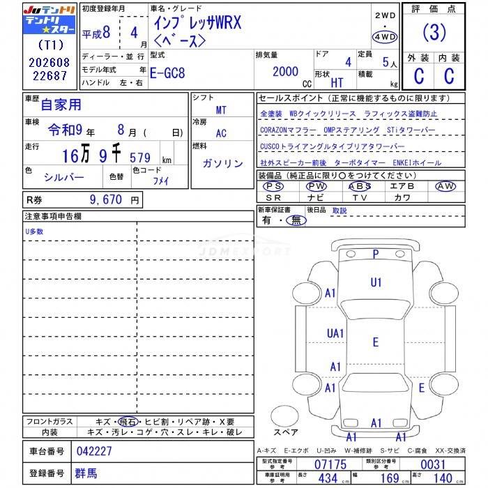 Subaru Impreza 1996 thumbnail 3