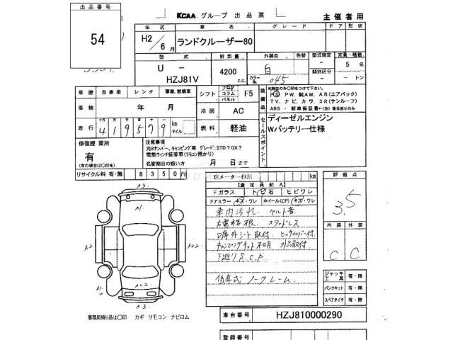 Toyota Land Cruiser 1990 thumbnail 3