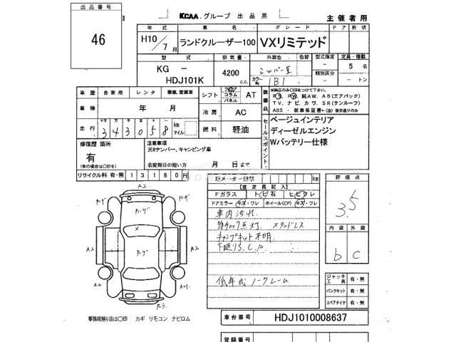 Toyota Land Cruiser 1998 thumbnail 3
