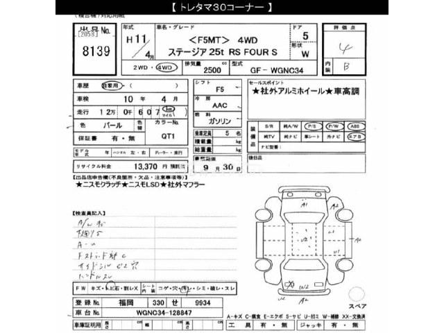Nissan Stagea 1999 thumbnail 3