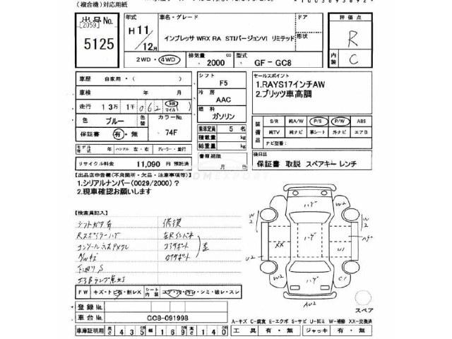 Subaru Impreza 1999 thumbnail 3