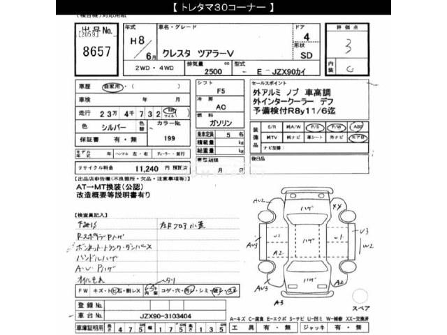 Toyota Cresta 1996 thumbnail 3