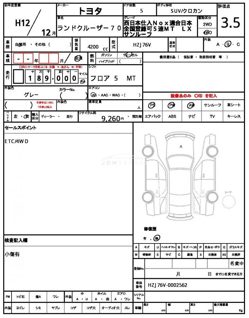 Toyota Land Cruiser 70 2000 thumbnail 21