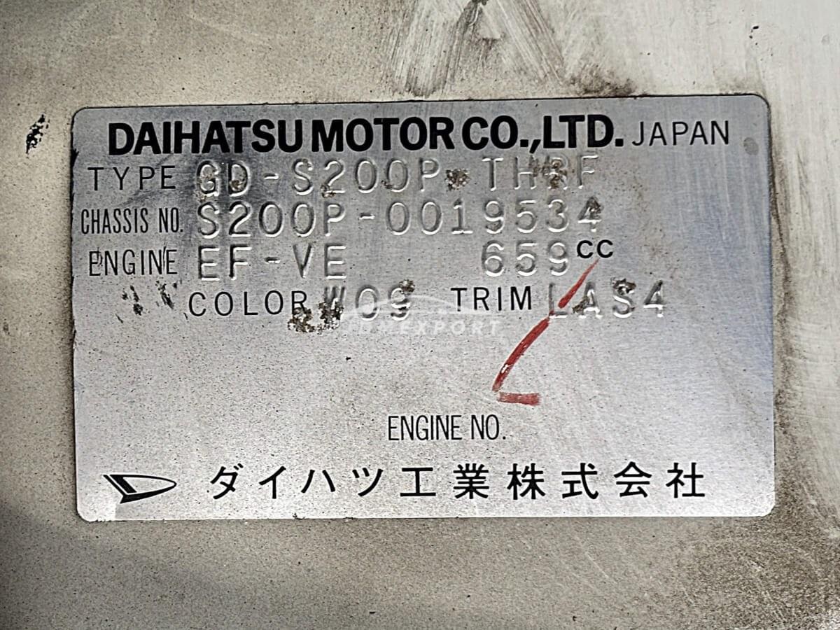 Daihatsu Hijet Truck 1999 thumbnail 23
