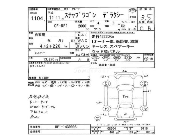 Honda stepwagon 1999 thumbnail 3