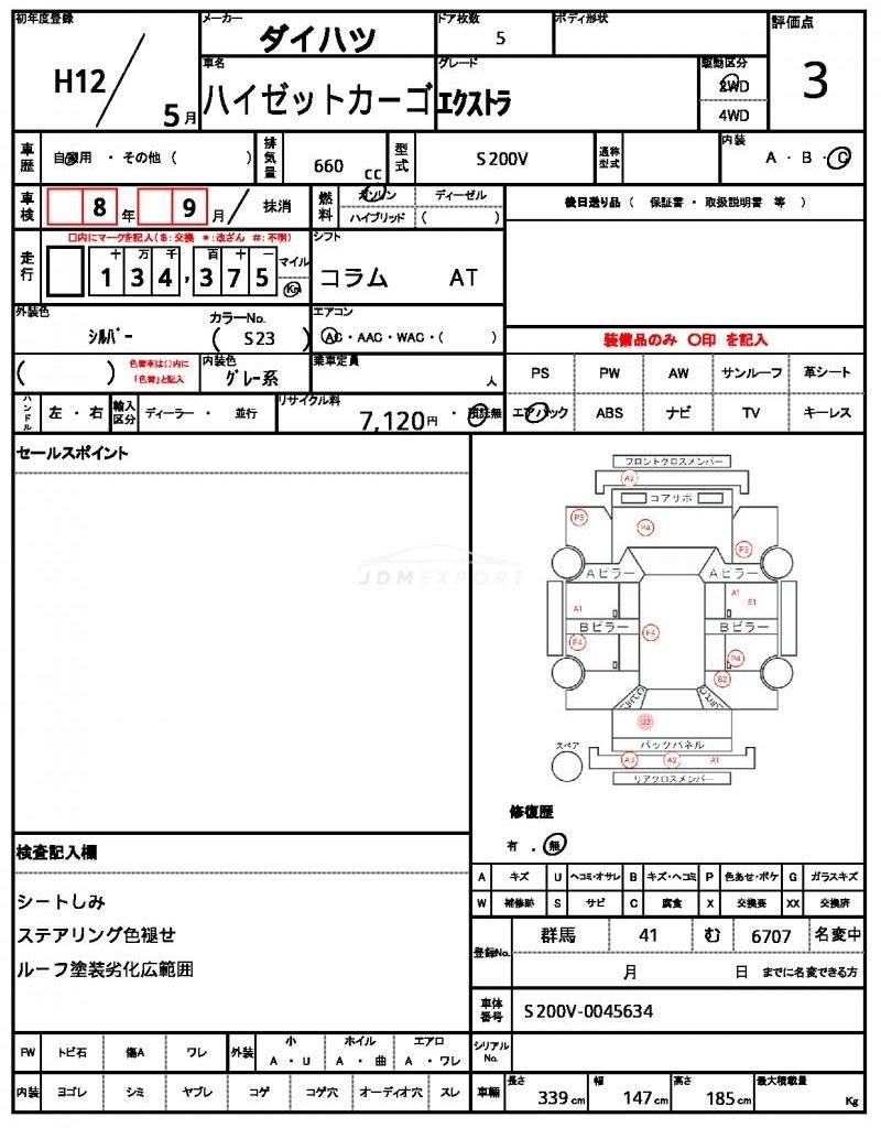 Daihatsu Hijet Cargo 2000 thumbnail 21