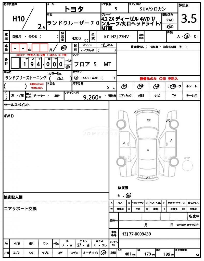 Toyota Land Cruiser 70 1998 thumbnail 20