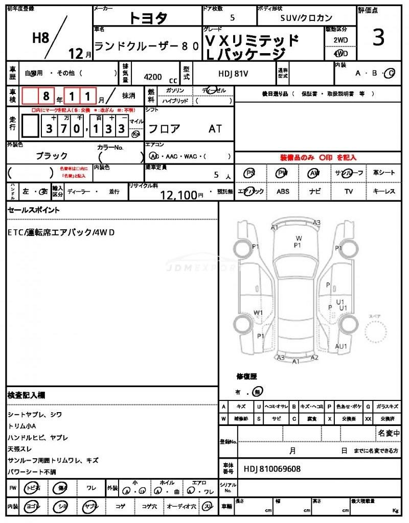 Toyota Land Cruiser 80 1996 thumbnail 21