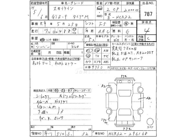 Nissan Skyline Coupe 1993 thumbnail 3