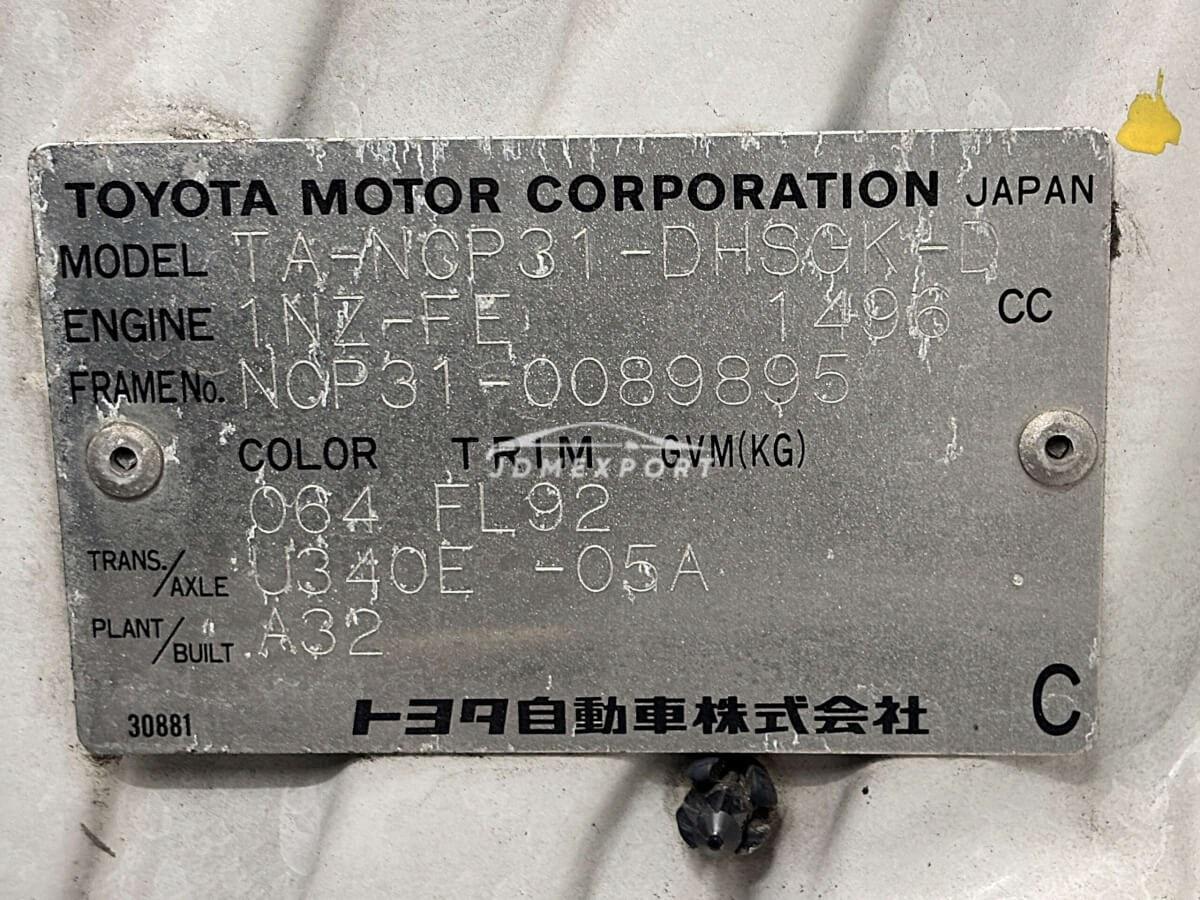 Toyota bB 2001 thumbnail 35