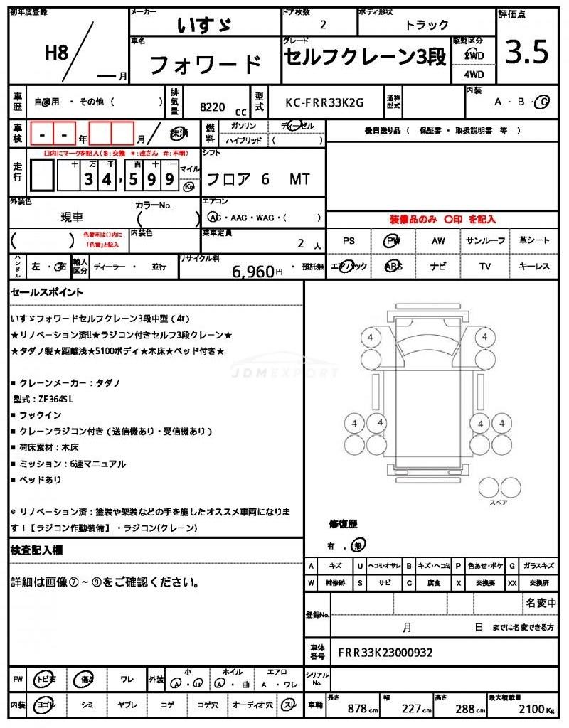 Isuzu Forward 1996 thumbnail 21