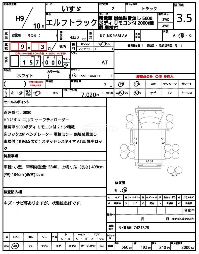 Isuzu Elf Truck 1997 thumbnail 21